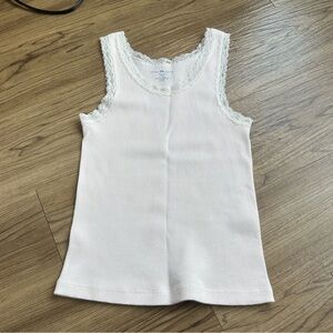 BRANDY MELVILLE LIGHT PINK LACE TRIM TANK